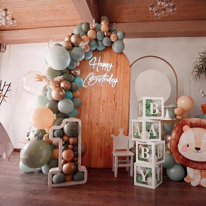 12 Pcs Scalloped Transparent Balloon Boxes - Image 5