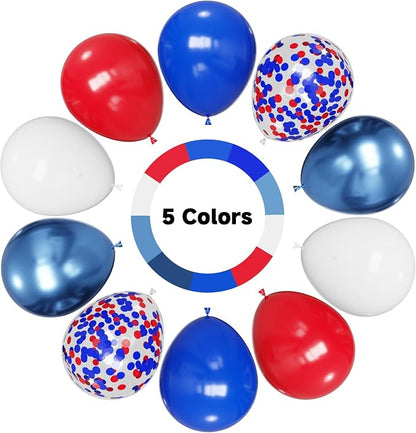 Red White and Blue Balloon Arch Kit - Image 3