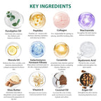 35 Pcs Christmas Gifts for Women, Eucalyptus Bath & Body Gift Basket, Self-Care Relaxation Set, Face Skin Care Kit, Home Spa Gift, Bath Bomb, Face Oil, Birthday, Valentines, Mother's Day, Anniversary