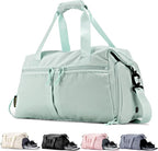 Weekender Duffel Bag with Shoe Compartment And Wet Pocket-Luggage Everyday Overnight Bag for Men and Women Travel-Carry On Gym Bag