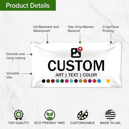Custom Banner, Personalized Vinyl Banners Sign - Image 6
