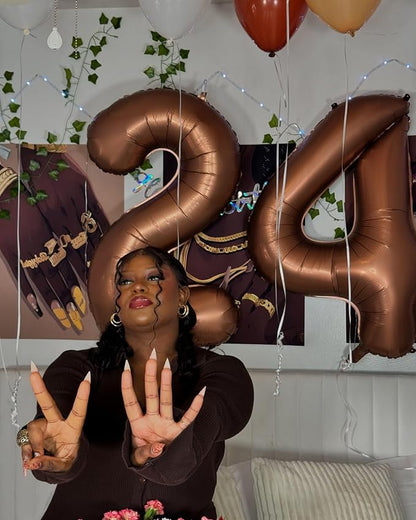Brown 11 Balloon - Image 3