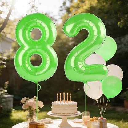 40 Inch Number 82 Balloons for 82nd Birthday Party Decorations, 0-100 Fruit - Image 3