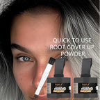 Root Cover Up Powder for Women - Light Gray Hairline Powder for Bald Spots, Eyebrows, Beard Line, Light-Blonde Hair Fibers for Thinning Hair Shadow Powder 2 Pack