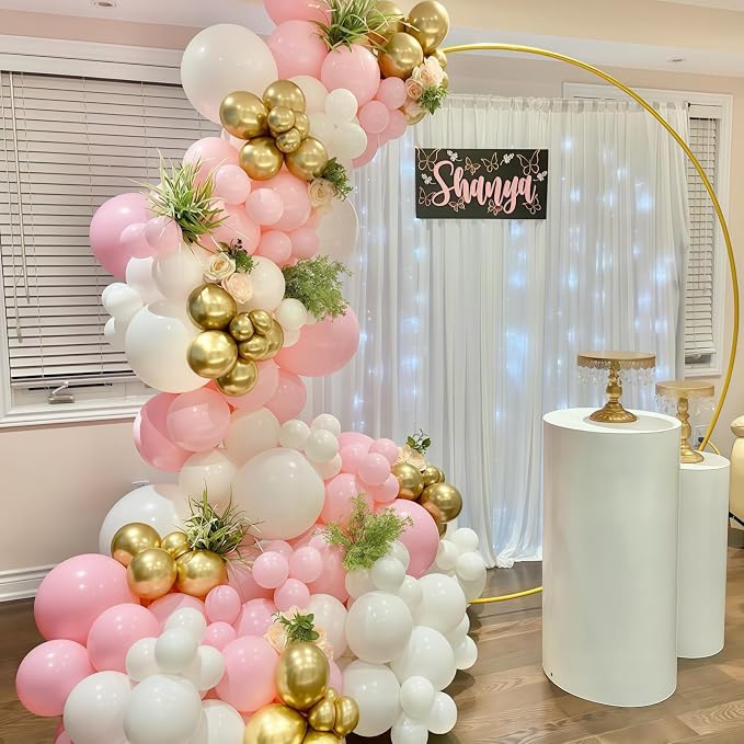 Pink Gold Balloons Set - Image 7