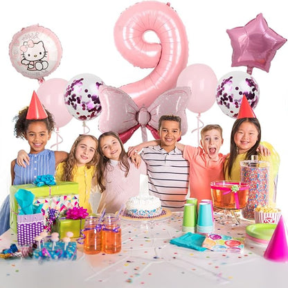 Cartoon Party Balloons, Cute Number 9 Balloon - Image 5