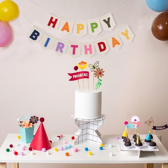 Colorful Happy Birthday Banner - Image 6
