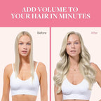 GOO GOO Clip in Hair Extensions Real Human Hair, Remy Human Hair Extensions Clip ins for Women, Natural Human Hair, 14inch 110g 7Pcs, 17A/60A Ash Blonde Highlighted Platinum Blonde