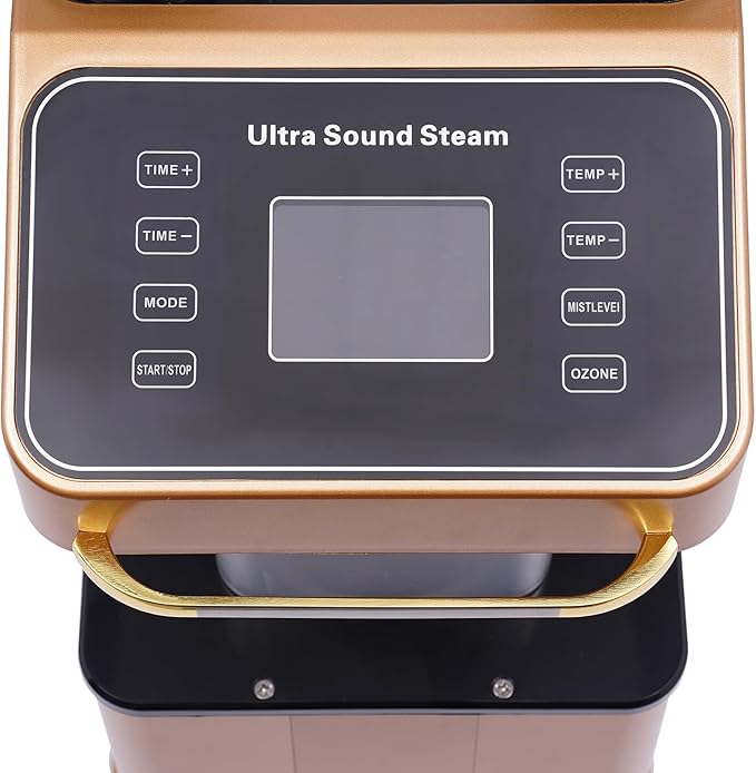 Nano Hair Steamer, Professional Micro Mist Hair Color Processor with 2 Vaporizing Caps, 650W Vertical Hair Care Machine with Rolling Wheels, Salon Spa Equipment for Deep Hair Care Repair, Hair Styling