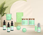 Facial Skin Care Set & Spa Kit - Gift for Men & Women Ideas, Self-Care Relaxation Gift, Skin Care Collection with Tea Tree Essential Oil, Hyaluronic Acid Serum, Dad, Mother's Day, Christmas, Birthday