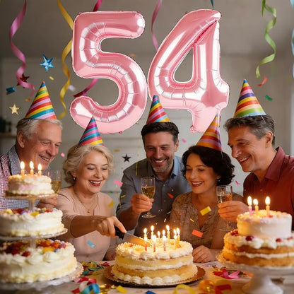 40 Inch Number 54 Balloons for 54th Birthday Party Decorations, 0-100 Jewelry - Image 2
