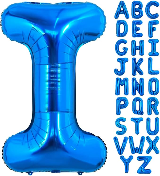 Blue Letter I Balloon, I Balloons Letter by BBPOOL