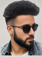 H&Bwig Men Short Toppers Hairpiece Clip in Hair Extensions for Covering White Loss Hair Toupee (6060#2)