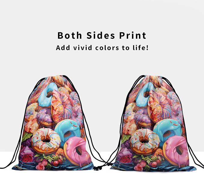 Watercolor Donuts Gymnastics Grip Bag - Image 3