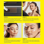SEVICH Root Touch Up Hair Color Powder with Mirror & Brush – Instant Gray Hair Cover Up, Waterproof Sweatproof Formula, Natural Finish for Hairline & Bald Spot, 48H Long Lasting, Brown
