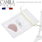 Camila Paris CP3202 French Hair Clip for Women Thick Hair for Long Curly Wavy Hair, Girls Hair Claw Clips Jaw, Durable Styling Big Claw Clip for Thick Hair, Strong Hold No Slip Grip, Made in France
