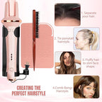 Curling Iron Holder Wall Mount and Resistant Silicone Mat Pouch, Hair Styling Tool Storage Razor Holder for Hair Straightener Curler Hot Hair Tools, Curling Accessories