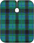 Extra Large Hair Styling Cape, Scottish Tartan Plaid Haircut Apron Haircuting Salon Cape Gown for Hair Cutting Styling