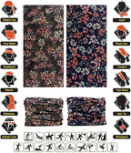 Headband Neck Gaiter Head Wrap Headwear Face Mask Magic Scarf Bandana for Men and Women