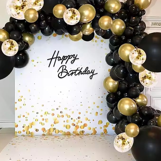 TONIFUL Happy Birthday Sign for Backdrop - Image 4