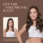 GOO GOO Clip in Hair Extensions Real Human Hair, Remy Human Hair Extensions Clip ins for Women, Natural Human Hair, 14inch 150g 9Pcs, 2/6/2 Balayage Dark Brown to Chestnut Brown