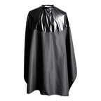 Professional Salon Cape Polyester Haircut Apron Shampoo & Chemical Resistant Haircut Cape,54”x62”,Black,C007013C-B