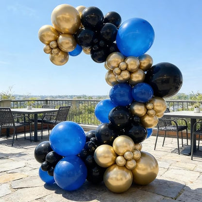 110pcs Black and Gold Balloons, 18/12/10/5 Inch Metallic Balloons | Balloons - Image 6