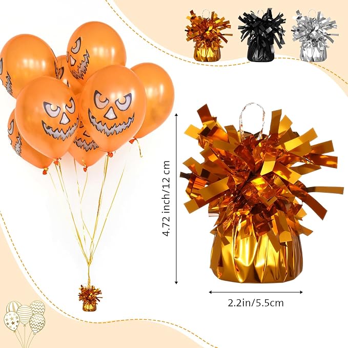 Skylety 12 Pack Metallic Balloon Weights, Party Decorations Weights - Image 2