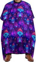 Extra Large Hair Styling Cape, Scenery Magic Mushrooms Salon Cape Apron Hair Cutting Gown for Styling Hair Cut Hairdresser