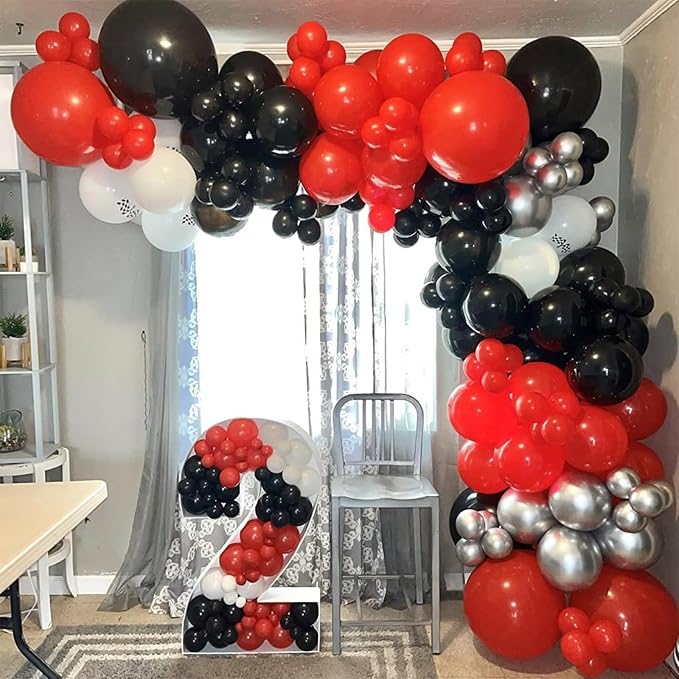 Red Black Balloons - Image 8
