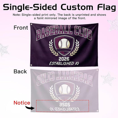 Custom Flag with Picture, Personalized Funny Flags Design Your Own Image Logo - Image 3