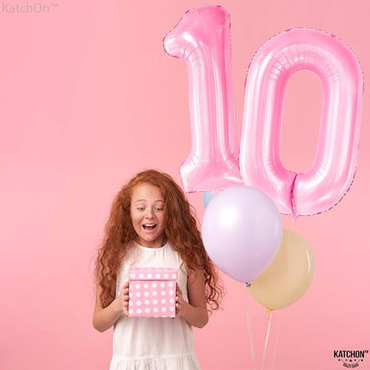 KatchOn Light Pink 0 Balloon 40 Inch | Pink Balloons, Zero Balloon, Light Pink - Image 7