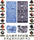 Headband Neck Gaiter Head Wrap Headwear Face Mask Magic Scarf Bandana for Men and Women