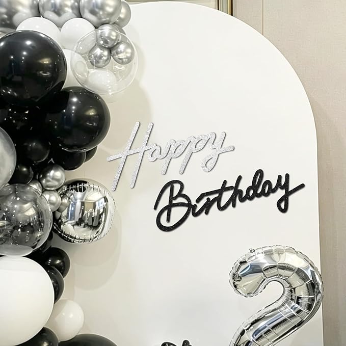 TONIFUL Happy Birthday Sign for Backdrop by TONIFUL