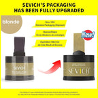 SEVICH Hairline Powder - Quick Cover for Thinning Grey Hair, Eyebrows & Beard for Women & Men, Windproof & Sweatproof, Blonde