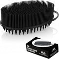 Scalp Massager Shampoo Brush Silicone - Hair Scrubber Shower Tool - Avilana Scalp Exfoliator Head Massage Brush - Gentle Daily Cleansing All Hair Types - Gift Women Men