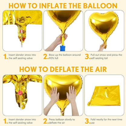 Jobkoo Friendsgiving Balloons Friends Giving Party Decorations 16 Inches Tall - Image 6