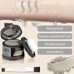 Root Cover Up Powder for Women - Light Gray Hairline Powder for Bald Spots, Eyebrows, Beard Line, Light-Blonde Hair Fibers for Thinning Hair Shadow Powder 2 Pack