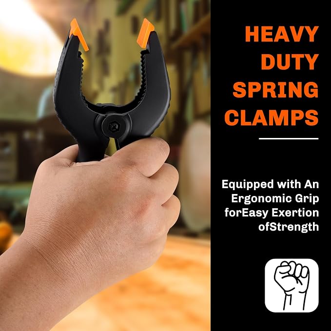 10 Pack Spring Clamps Heavy Duty - Image 2