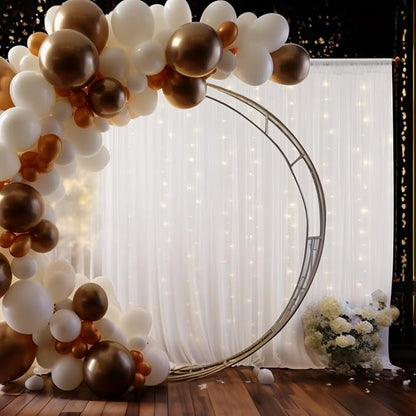 10x8ft White Tulle Backdrop Curtain - Image 7