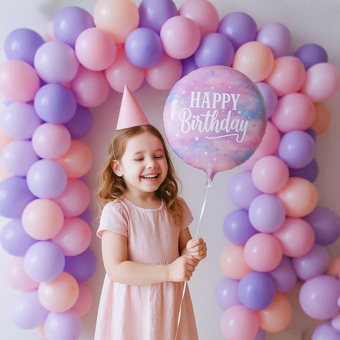 18 Inch Happy Birthday Foil Balloons - Image 3