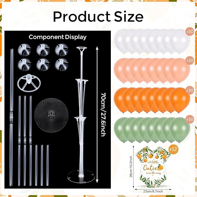 12 Sets Balloon Stand Kit For Table, Balloon Sticks - Image 2