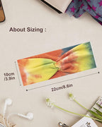 6 Pcs Wide Headbands for Women, Boho Tie Dye Headbands, Soft Fashion Headbands, Hair Bands for Daily Workout Yoga, Z-CC
