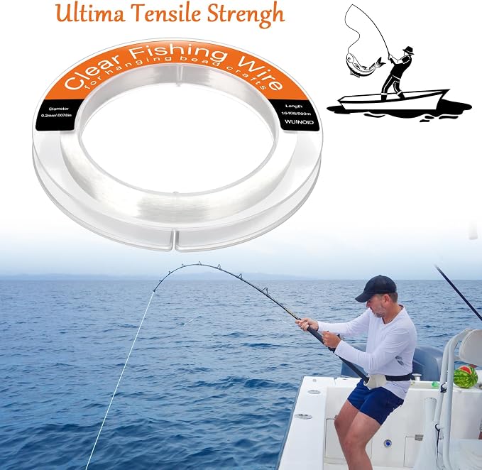 Fishing Line Wire Monofilament Clear Nylon String - Image 3