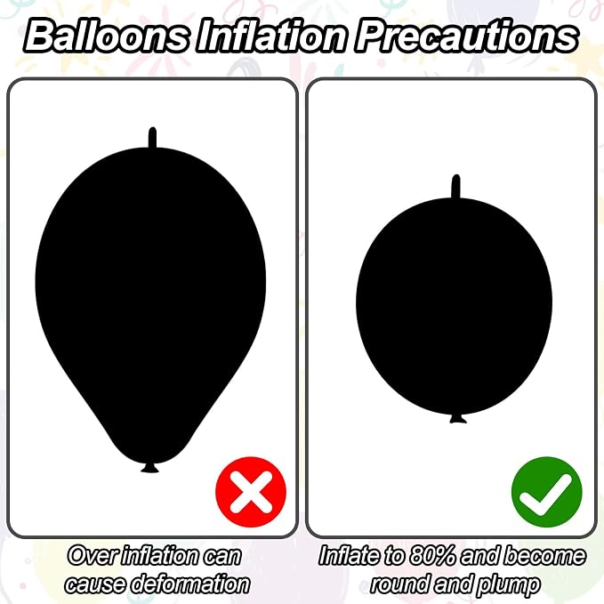 Gold Quick Link Balloons, 6inch Linkable - Image 7