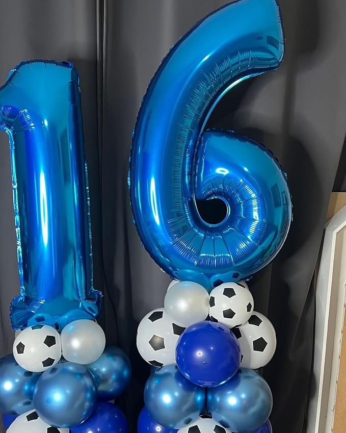 Number Balloon Dark Blue Number 26 - Image 2