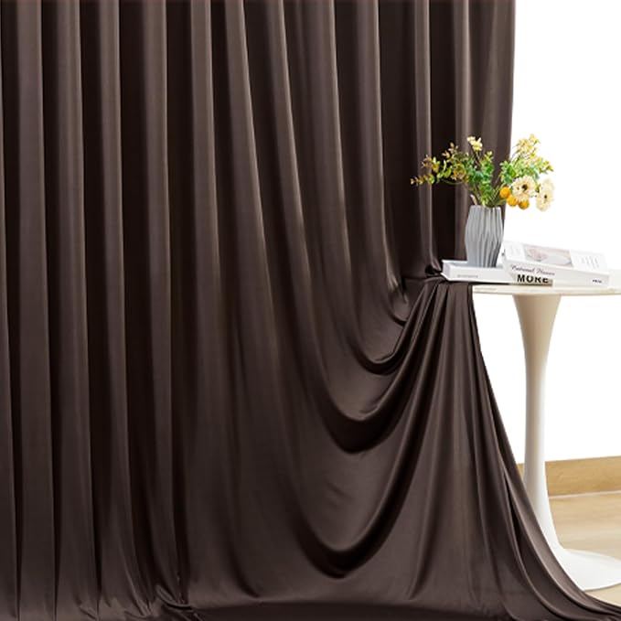 8 Panels Brown Backdrop Curtains - Image 6