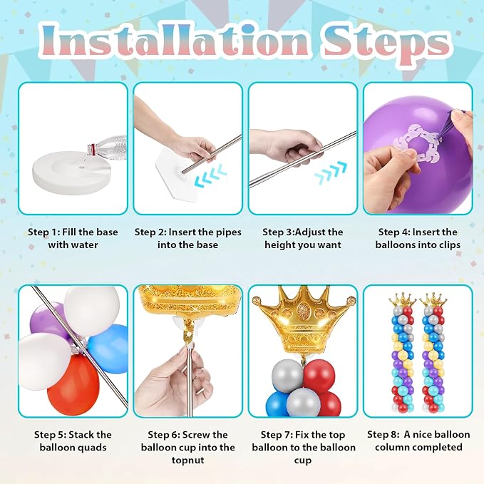 Voircoloria Balloon Column Stand Kit - Image 5