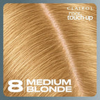 Clairol Nice'n Easy 8 Medium Blonde Permanent Hair Dye & Root Touch-Up Multi-Pack Bundle