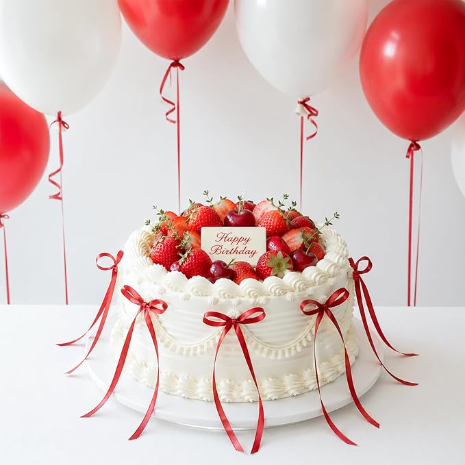 KINGLAKE Red Satin Ribbon - Image 5